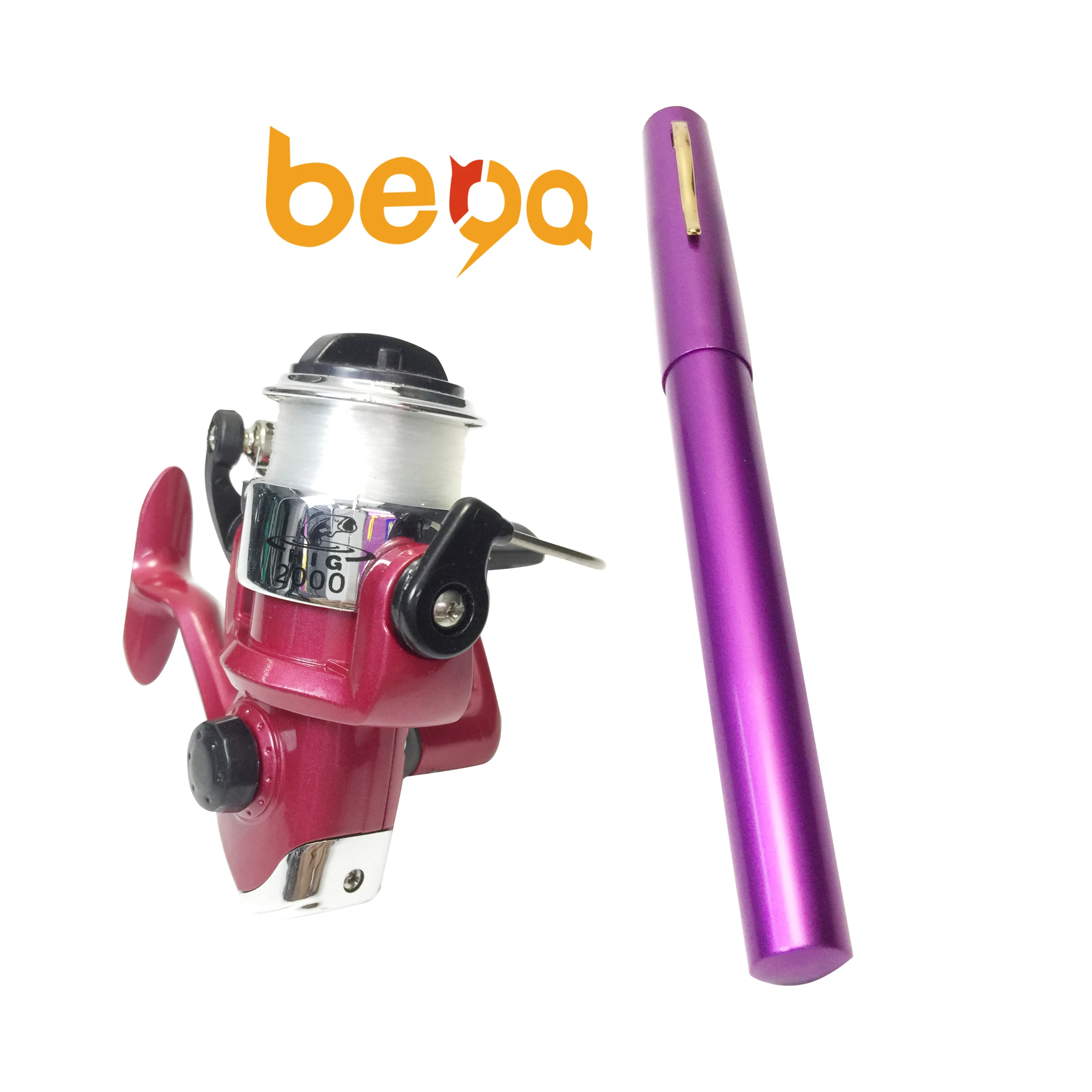 Promo Portable Pocket Aluminum Pen Shaped Telescoping Fishing Rod