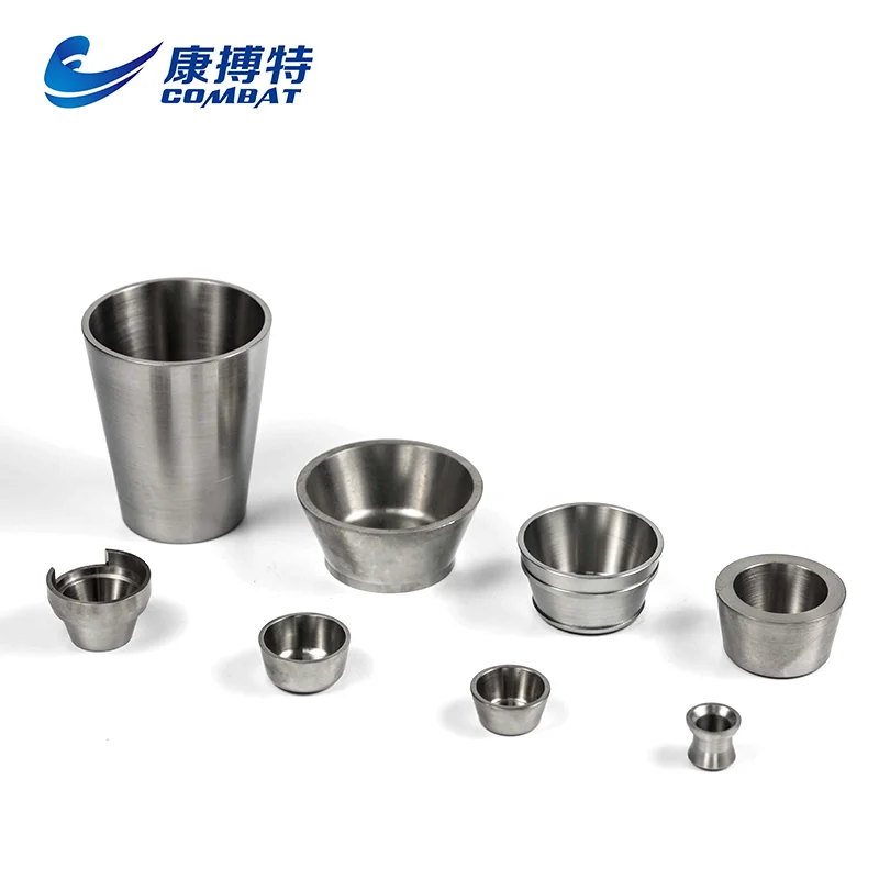 w-1 tungsten crucible 99.95% Purity Tungsten Pot for Melting