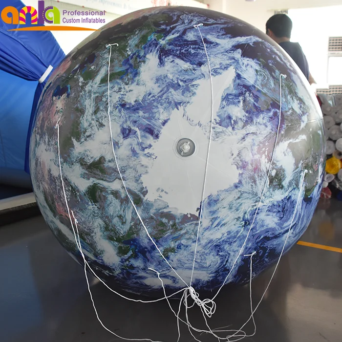Giant inflatable planets/ inflatable globe helium balloonfor decoration