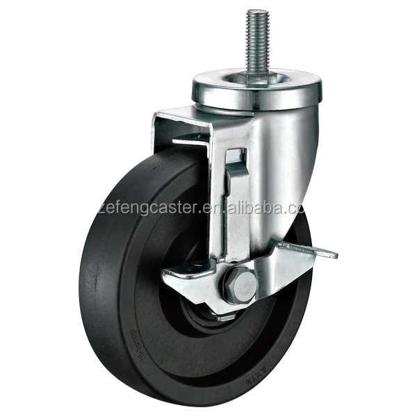 220 Celsius degree  high temperature swivel caster wheel with brake