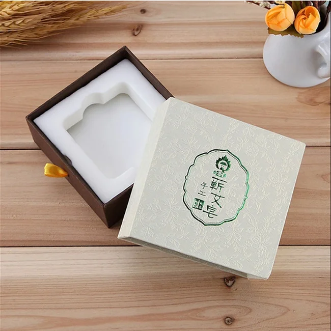 Luxury Cosmetic Packaging Drawer Shape Box for Hand Soap Gift Pack