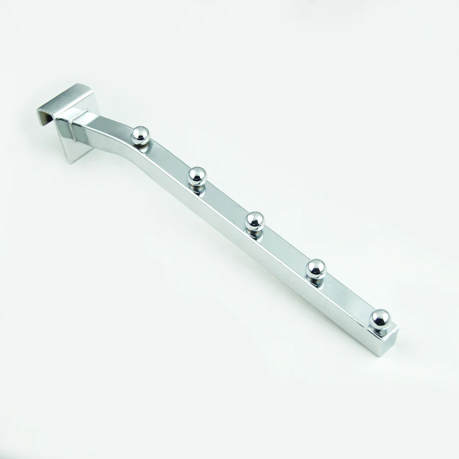 Хромированные овальные крючки «Водопад» для прямоугольной трубки