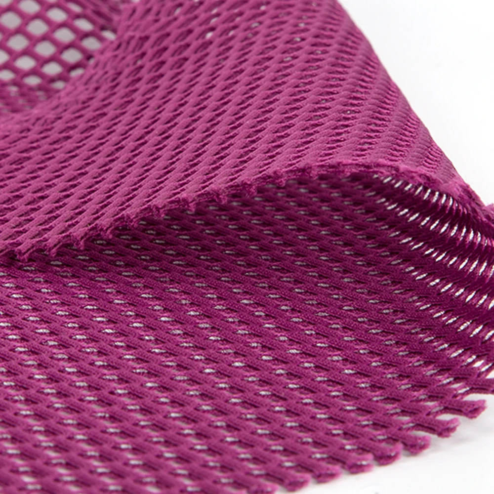 HH-011 polyester sandwich mesh fabric for personalized drawstring back bag clothing shoe uppers 3d mesh fabric