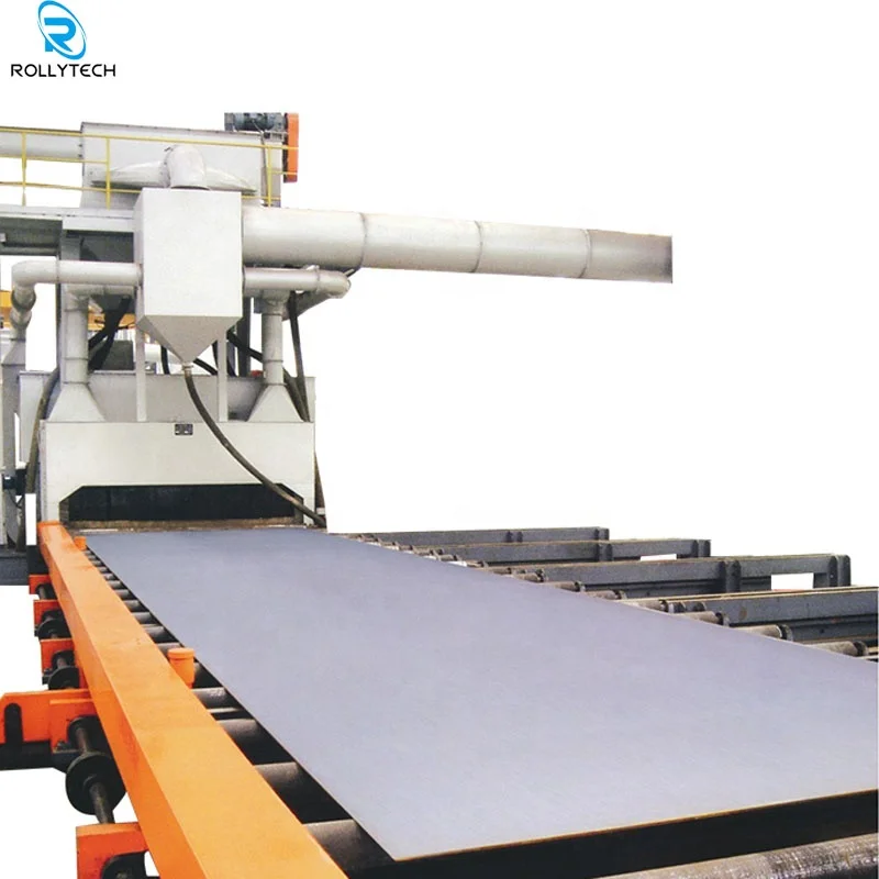 
Automatic steel plate shot blasting machine 