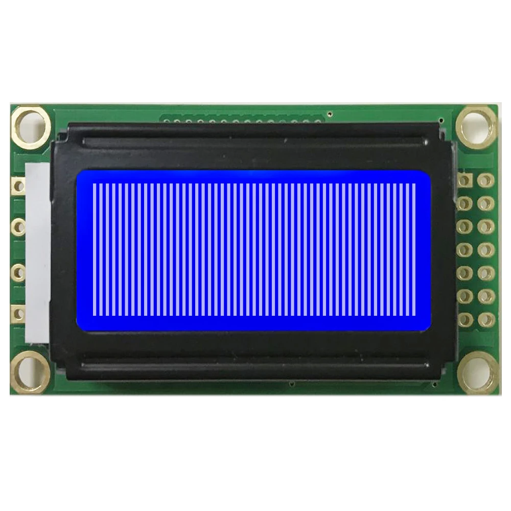 
8x2 Character lcd display screen lcd monitor pcb board outdoor lcd display custom size yellow-green-blue film 
