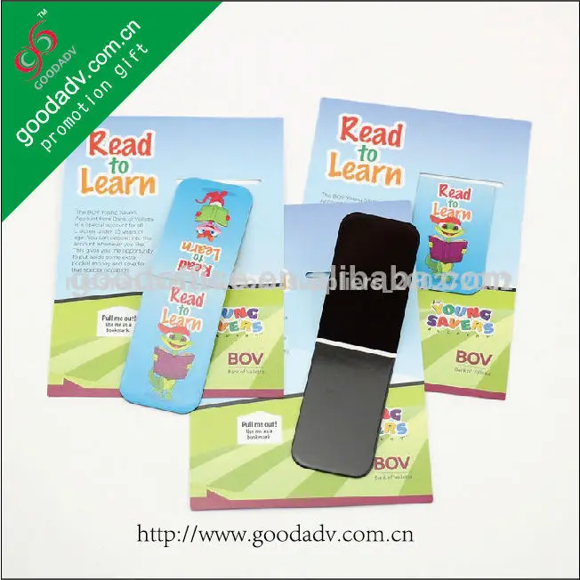 Magnetic bookmark promotional gift magnetic clip bookmark