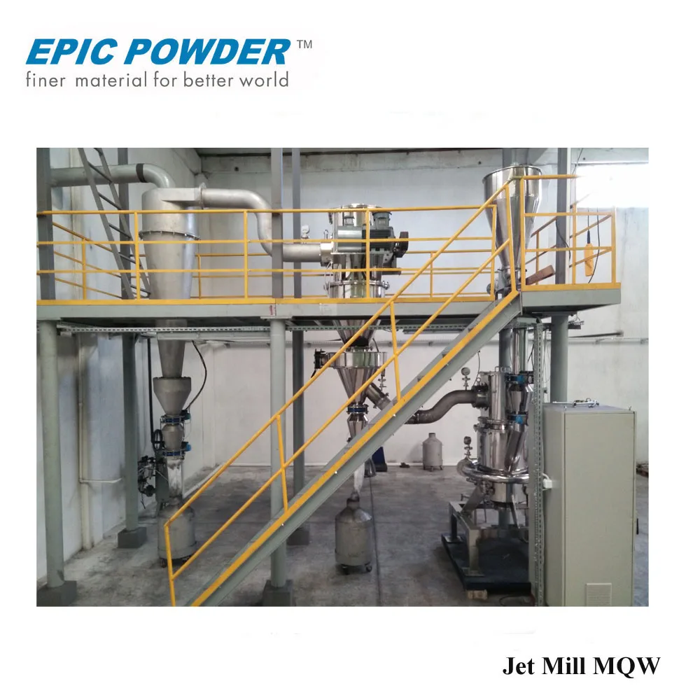Ultrafine Powder Grinding Machine Fluidized Bed Jet Mill Micronized Grinding Mill For Sale