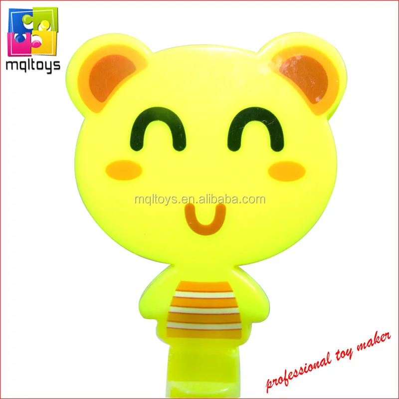 
Novelty yellow color hand clapper soap bubble toy 