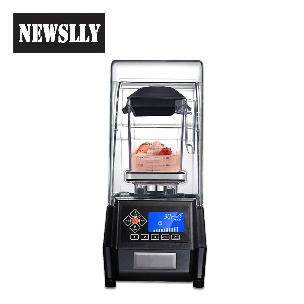 Automatic Sound proof cover electric fruit blender mixer juice blender