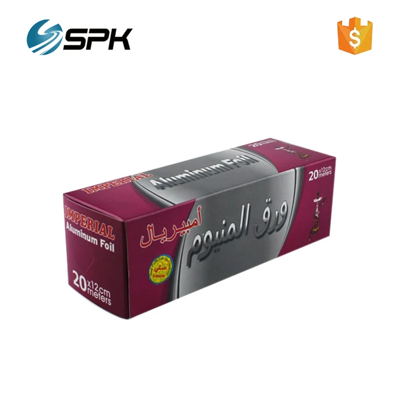 High quality aluminum foil roll for hookah