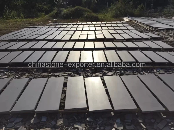 
Black basalt lave tiles natural basalt stone for architecture facade 