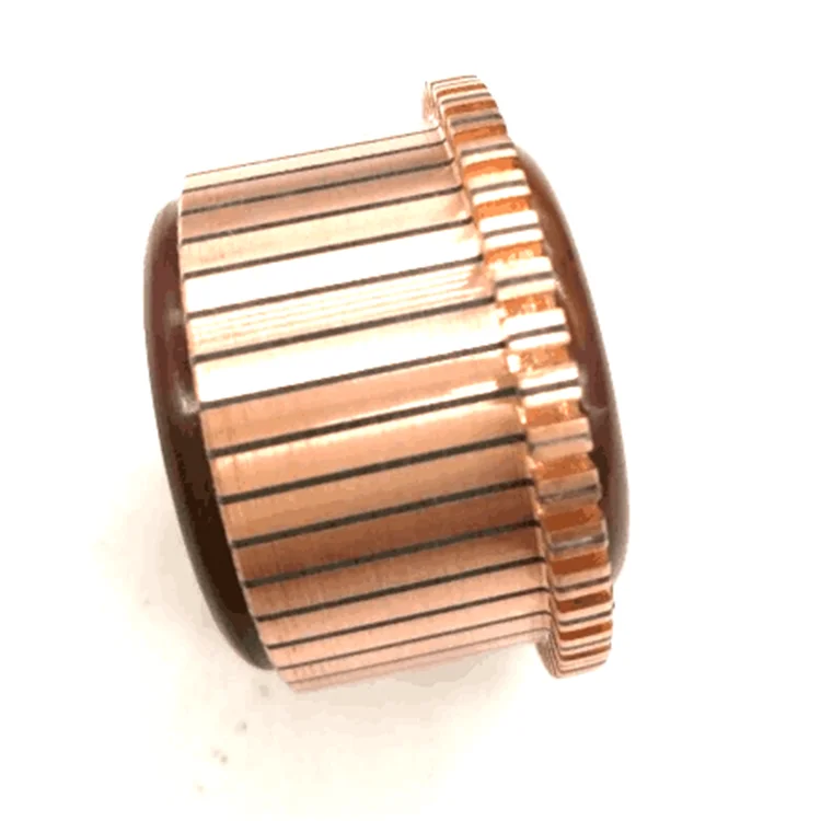 high quality OD35.4*ID10*L25-45 segment starter armature motor commutator,auto spare parts