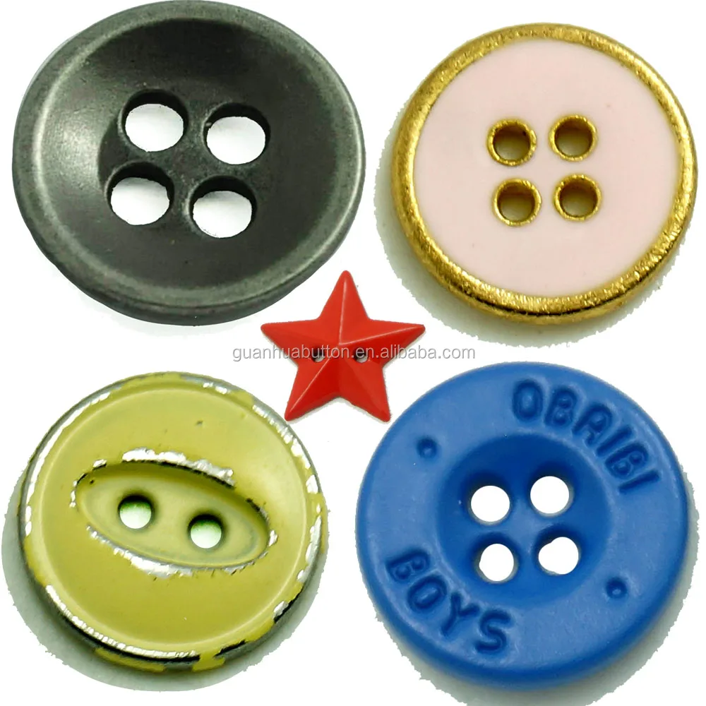 custom engraved logo alloy material 4 hole metal sew shirt button