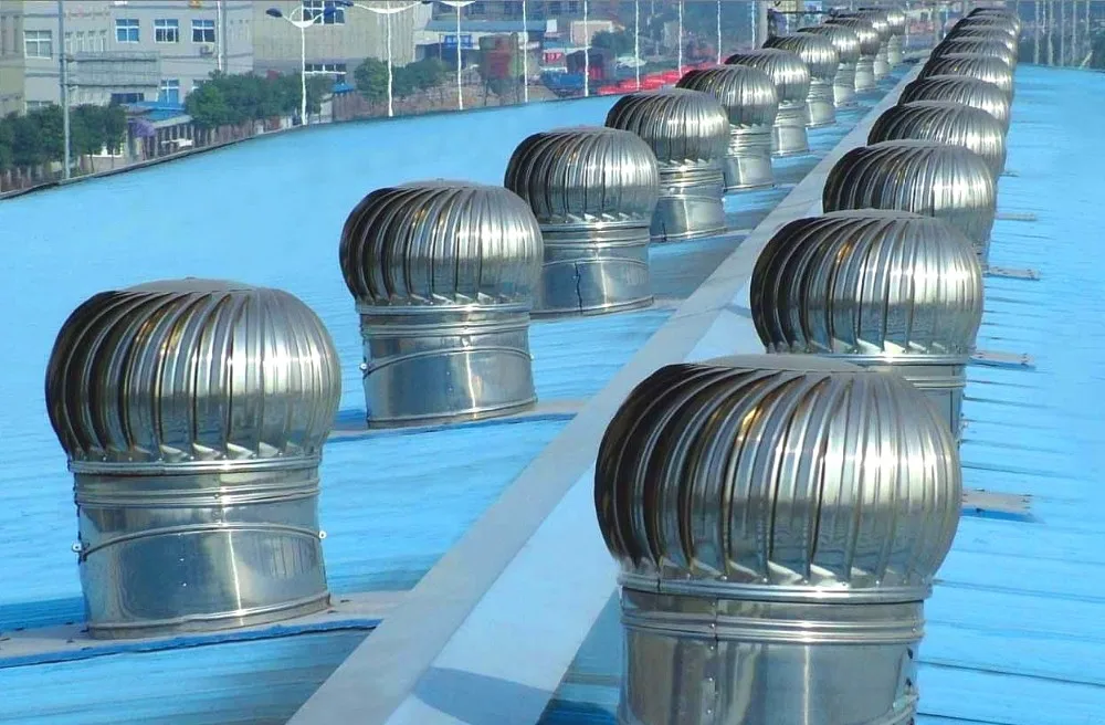 Automatically Wind fan Stainless Steel non-power  roof  mounted fan