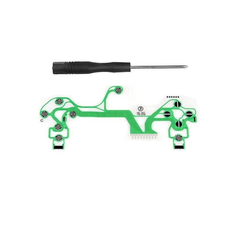 For Playstation 4 PS4 Pro Controller Conductive Film Button Ribbon Circuit Board