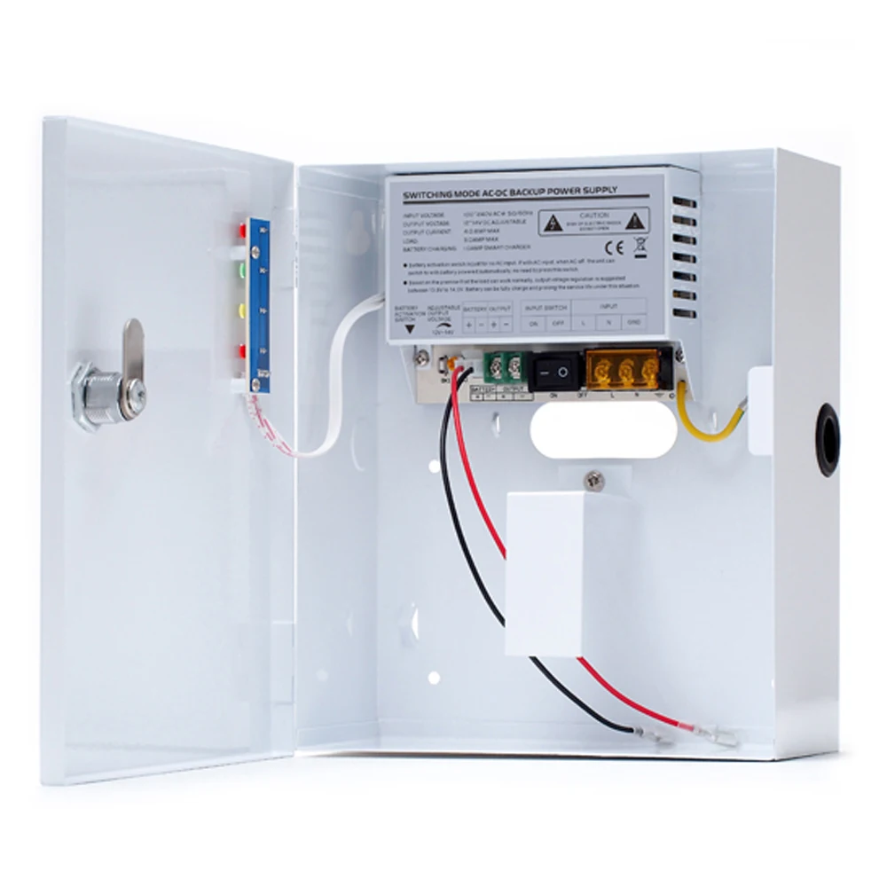 China Supplier 24V 1.5A DC Switching Power Supply with Battery Backup