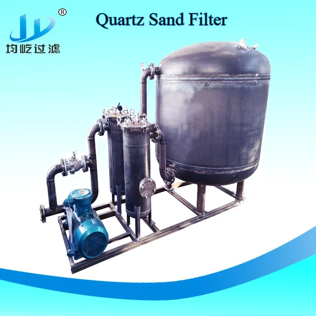 Large Capacity Water Filtration Plant Quartz Sand Filter Tanks Carbon Filter for Industry