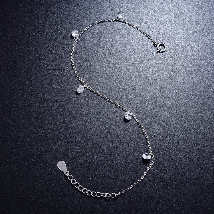 Baoyuan 925 Sterling silver Bracelets Handing CZ charm Fashion Jewelry CAB3135