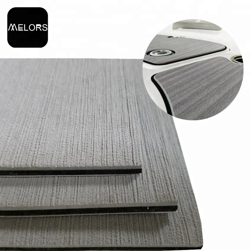 Melors 6mm Thickness High Quality Without Grooves PE/EVA Foam Faux Teak