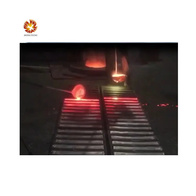 HONGTENG brand melting furnace 150kg for aluminium recycling to make ingots