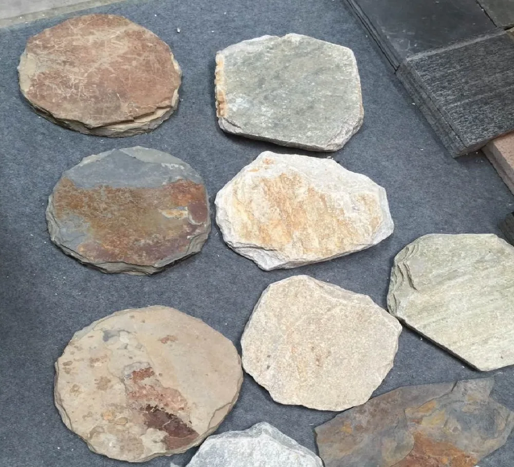 Опт Черные базальтовые садовые шаговые камни