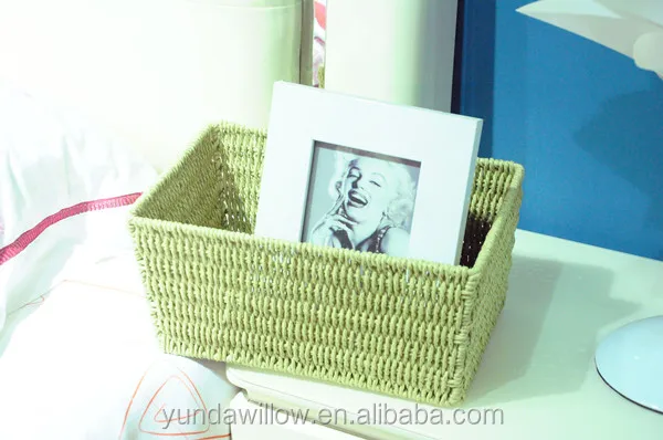 Paper Storage Basket Rope Basket