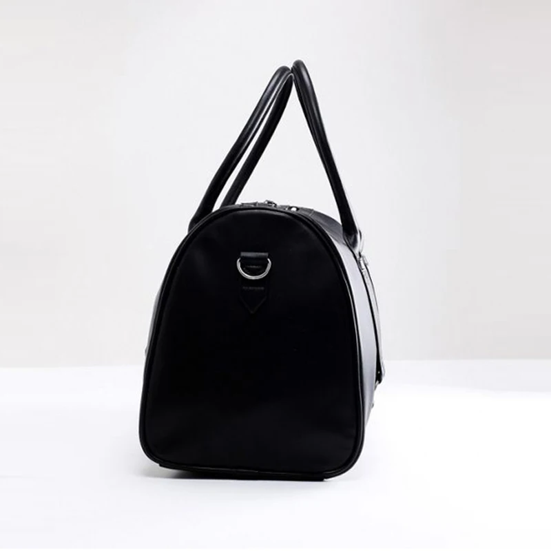 Custom Large Capacity Business Weekender Leather Men Duffle BagTravel Bag