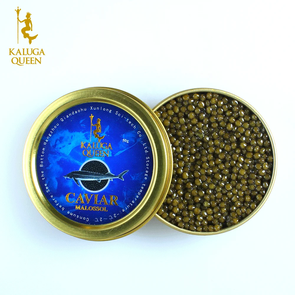Factory price wholesale custom delicious frozen bulk good caviar royal ossetra beluga sturgeon caviar cost