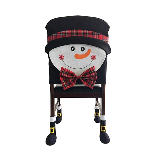 New santa chair back covers home decoration gift Christmas Chair Cover