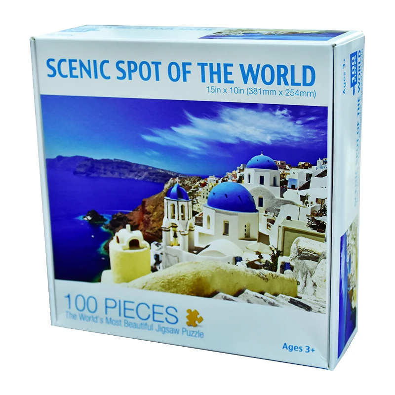 
Wholesale custom Paper 100pcs kids educational puzzle from direct factory 