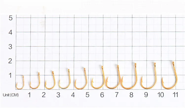 600pcs/box High Carbon Steel Fishing Hook Jig Hook Size #3-#12 With Hole Fishhooks Set Carp Fishing Tackle