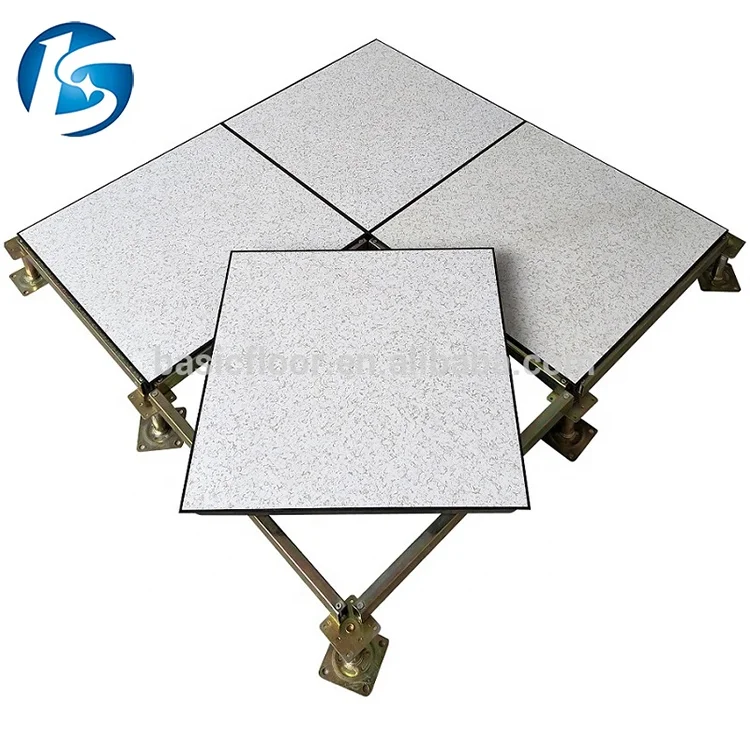 
China supplier steel cementitious access tiles laminate raised floor 