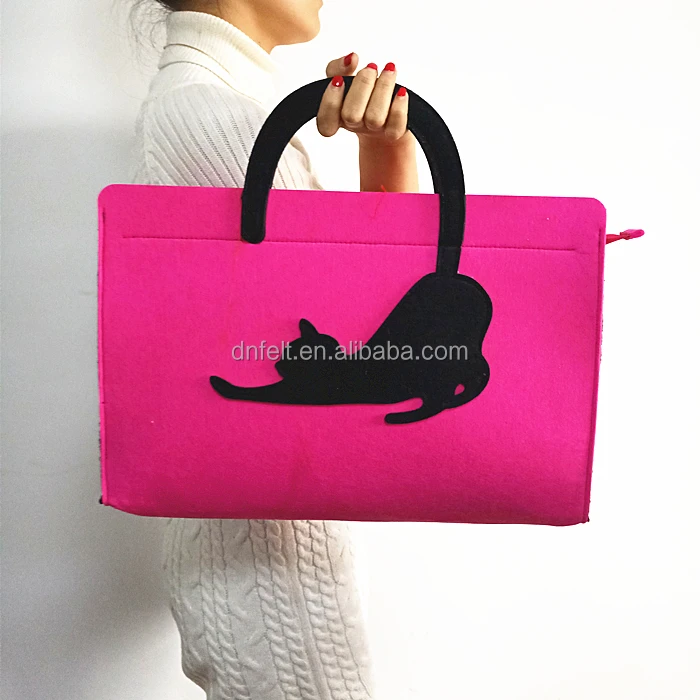 
China manufacturers Wholesale felt beach tote bag hand bag for men 