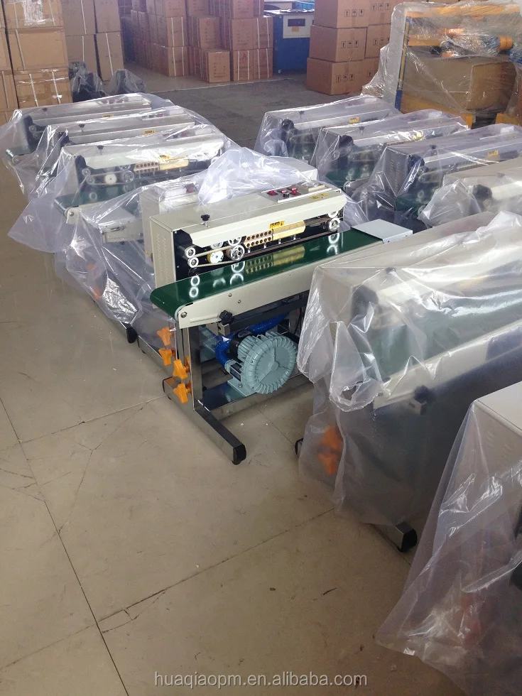 
FRQ-980C continuous band sealer machine with gas filling 