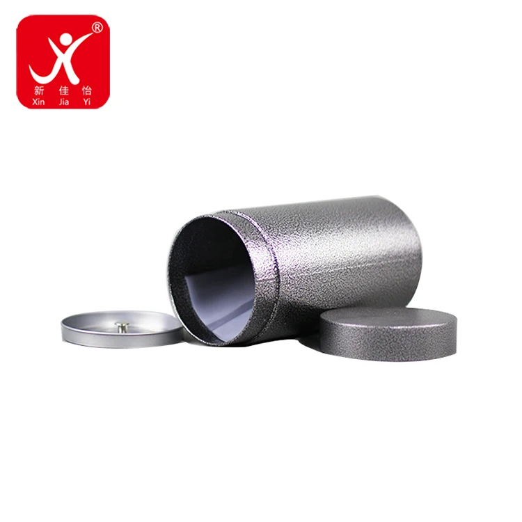 Xin Jia Yi Packaging Tin Cans Round Shape Double Lid Wholesale High Quality Paint Metal Tin Cans Different Sizes Tea Tin Cans