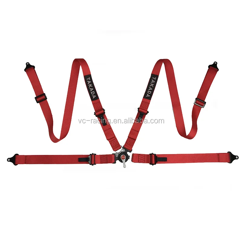Прочный 2 дюймов 4 точки лямки, в красном цвете; Новые комплекты Camlock поясной ремень безопасности