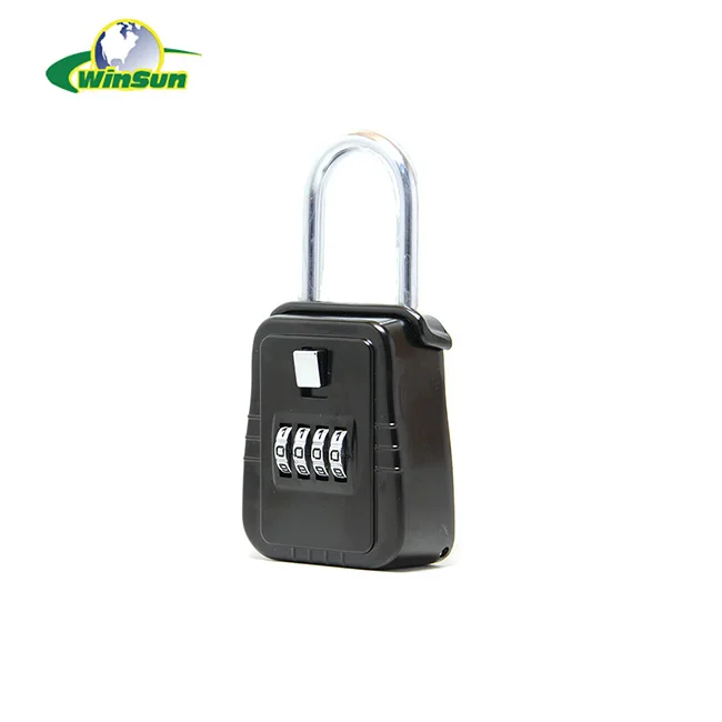 Zinc Alloy 3-Key Lock Box Alpha Key Style Key Safe Door Knob Hanging Afety Keyless Metal Small Combination Padlock