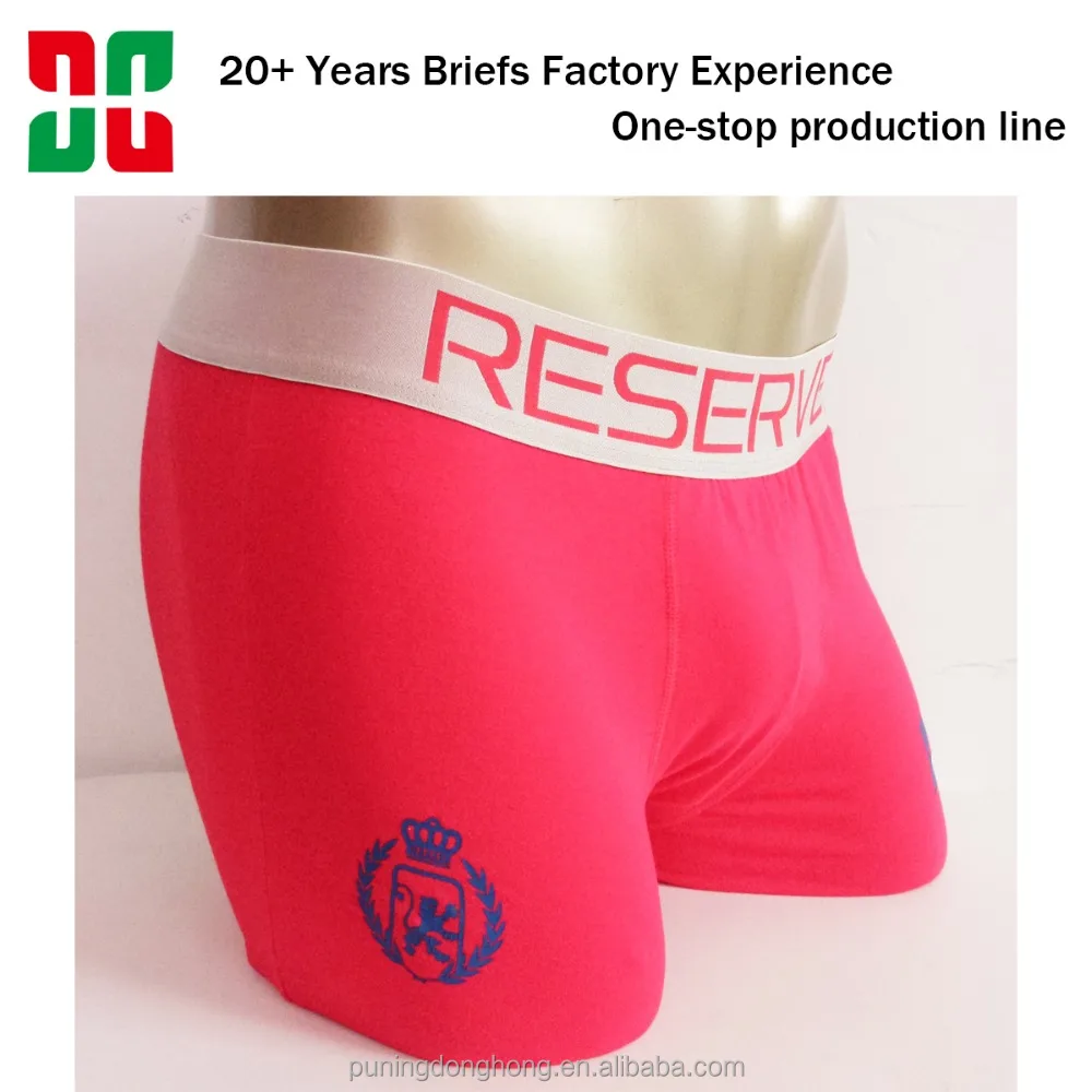 USA brand wide rubber band 100% cotton offest print boxer men shorts