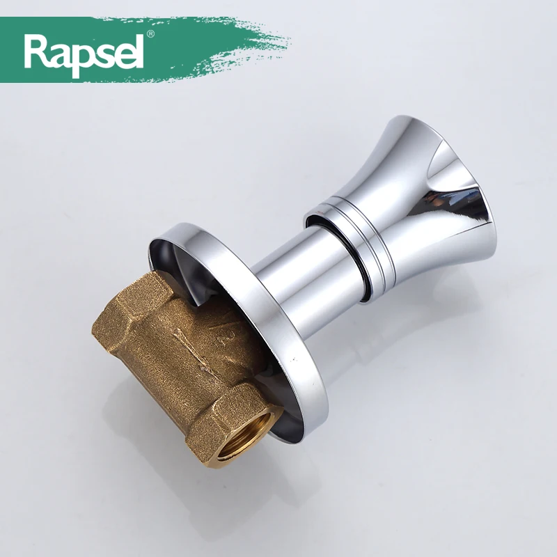 China Factory Rapsel Bathroom Kitchen Faucet Accessories Brass Stop Valve