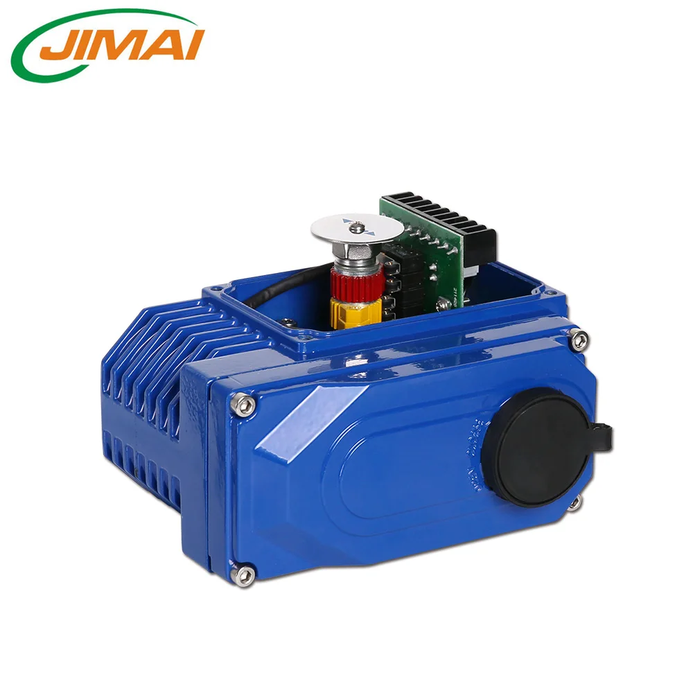 JIMAI factory cheap price  SS 304 316 ball valve with JMO series rotary electric actuator
