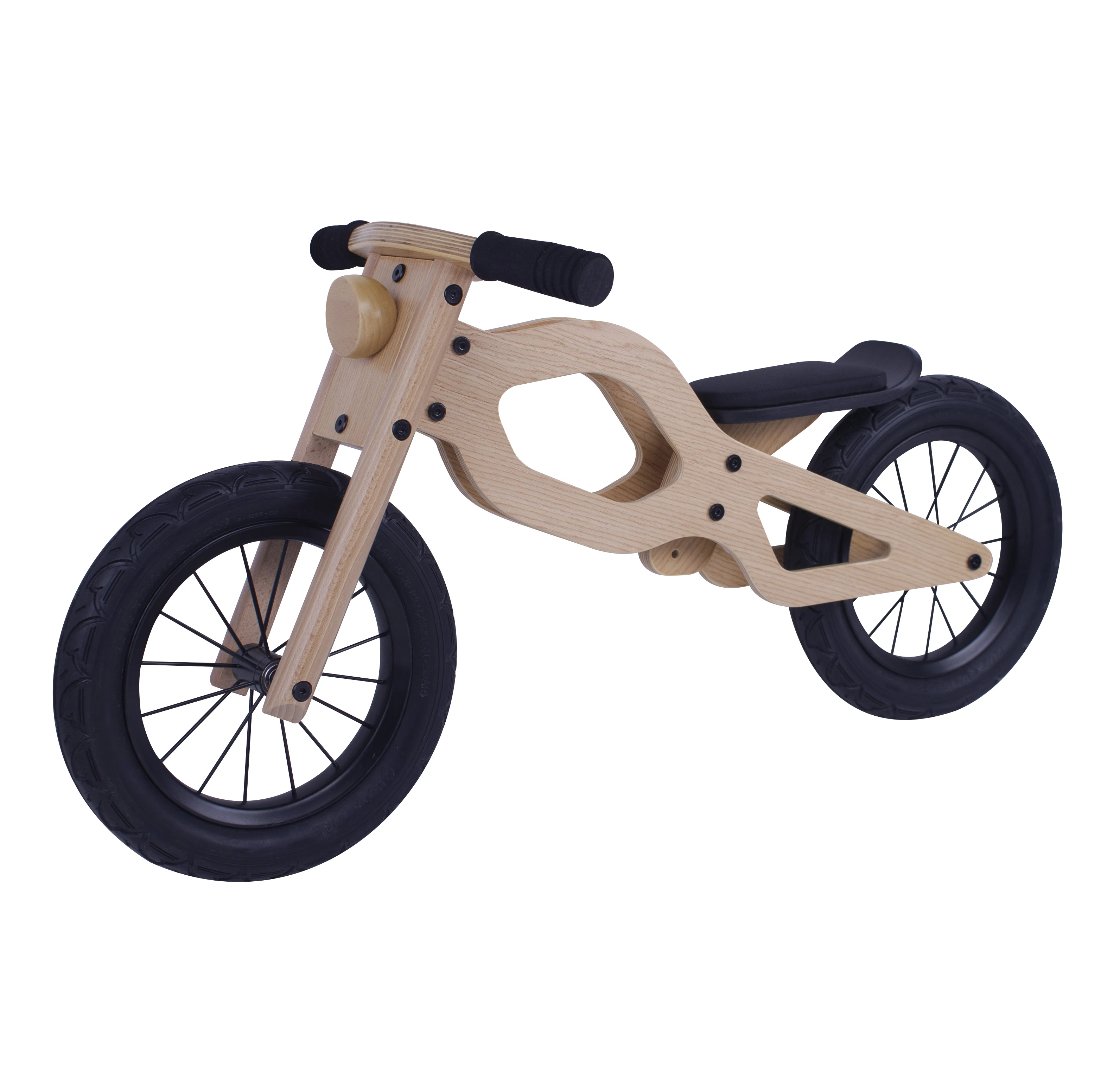 
Ashtree surface 12 inch wooden balance bike with a bag for kids balance training 