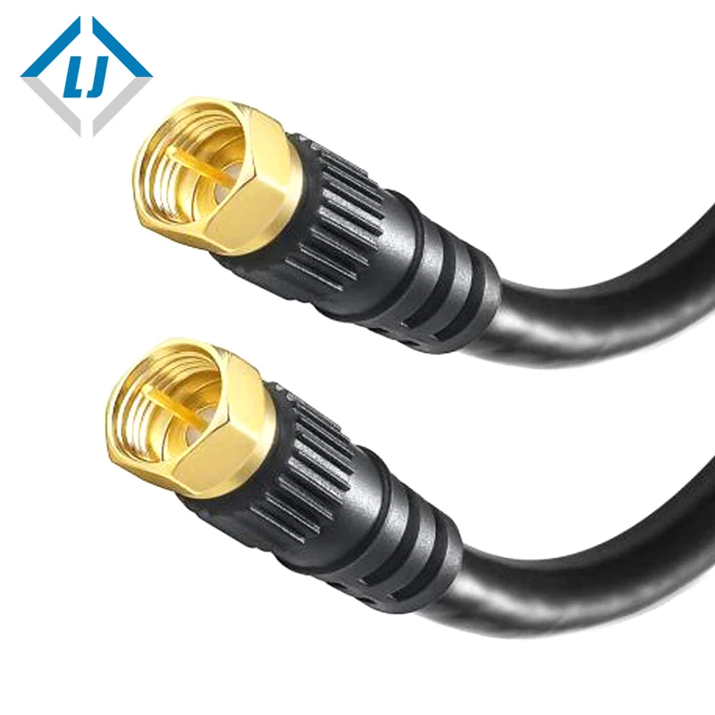 LJ satellite 1,8 м тонкий 99.99% OFC Rg59 коаксиальный F мужчины кабель