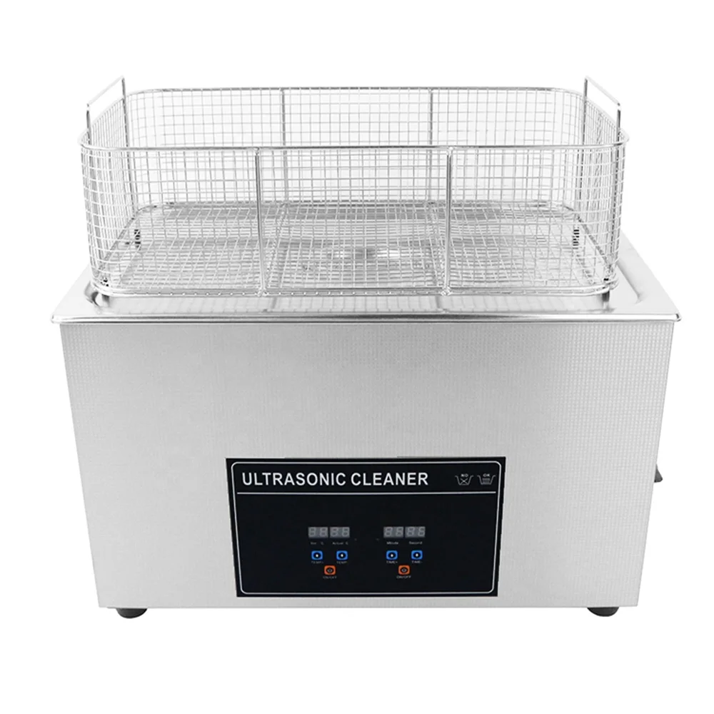 CJ-100S 30L 600W Optional digital ultrasonic cleaner  for auto parts/hardware parts/tools/fuel injector cleaning