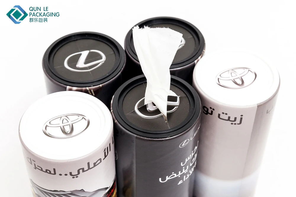 Hot Sale Eco Friendly Cardboard Tissue Car Box Paper Holder Tissue Car