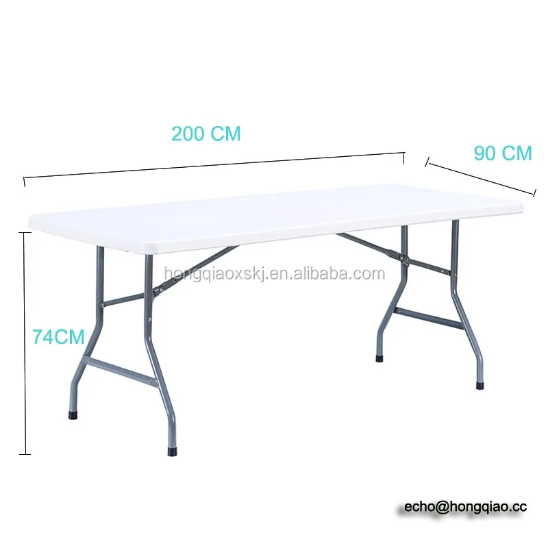 Top HDPE plastic tables and chairs,hot sale light weight easy carry plastic folding table