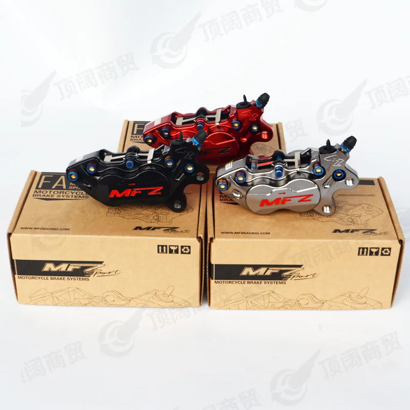 Mfz-morse four-piston caliper CNC forged piston downpump caliper sport competitive brake CF01S