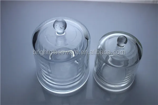 2020 Best sale scented glass jar candle with glass cover