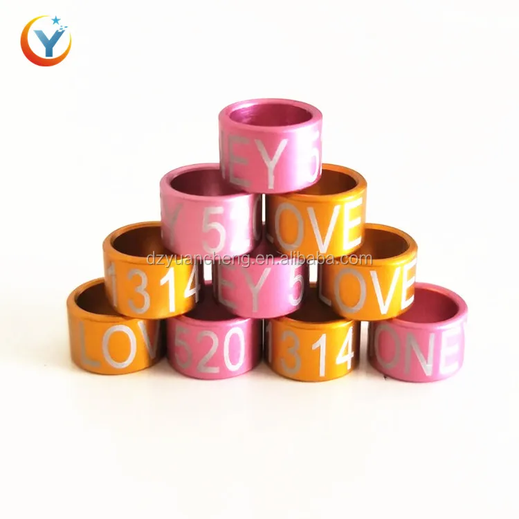 2017 Large Size Aluminum Bird Leg Ring Pigeon Leg Foot Ring supply