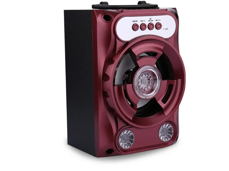 LED bluetooth speaker D-B16 Wireless Wood Portable Wooden good price Bluetooth Speaker