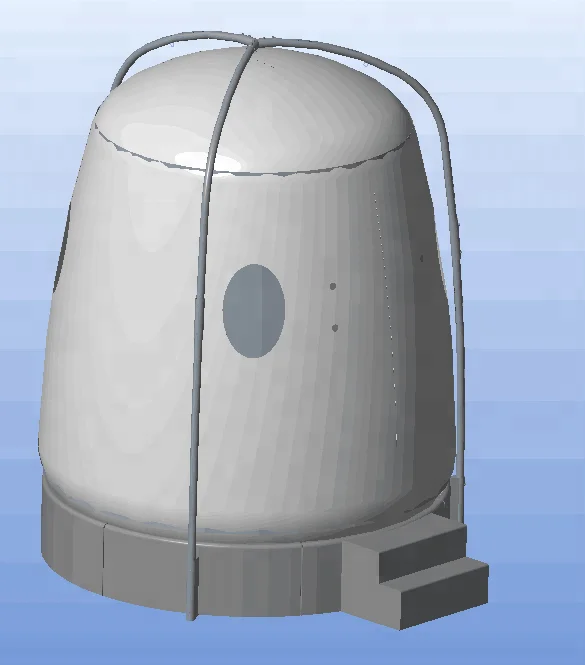 1.3 ATA Multiplace hyperbaric oxygen chamber for sale oxygen capsule